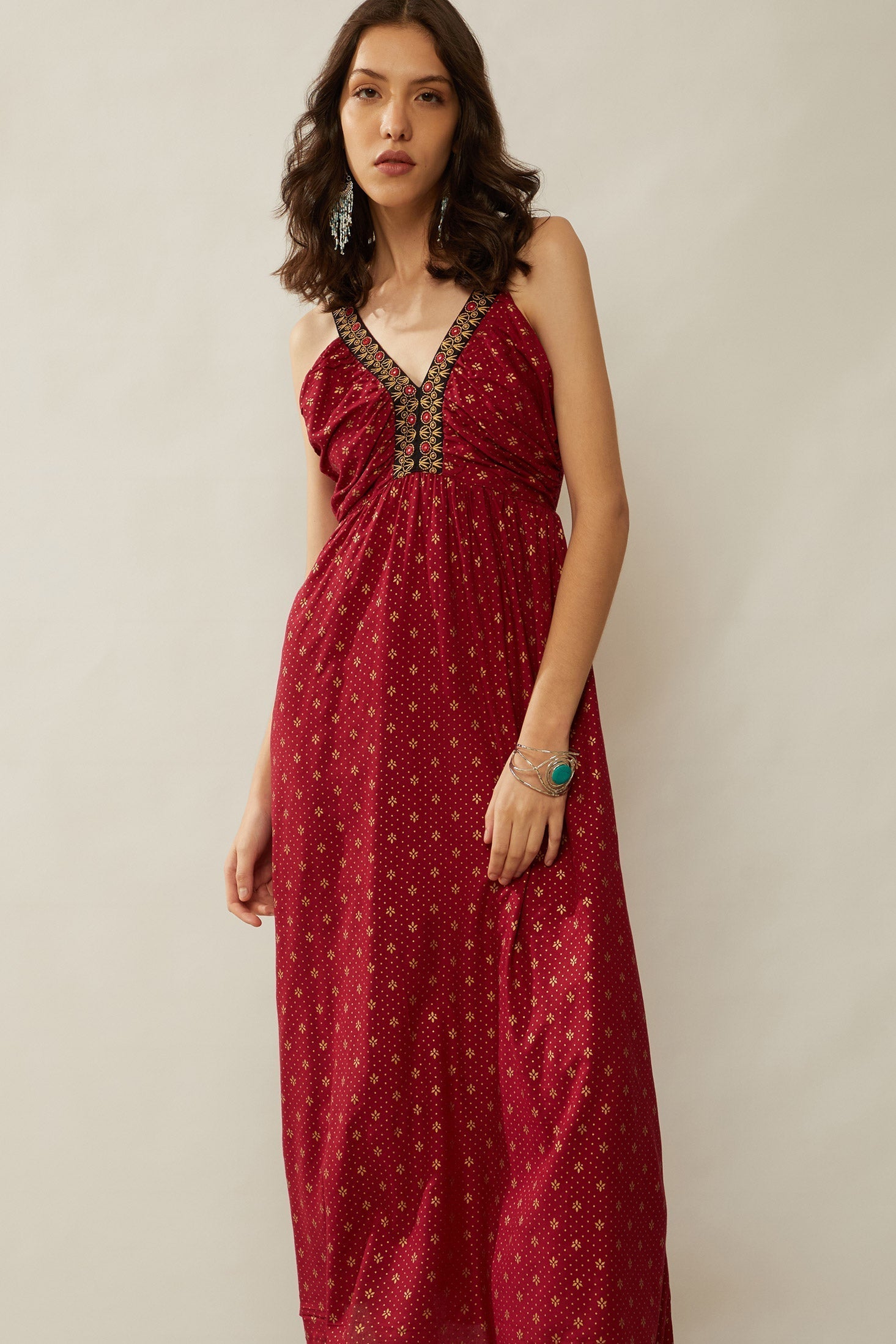 Robe à bordure accentuée Bohera Gwendolyn