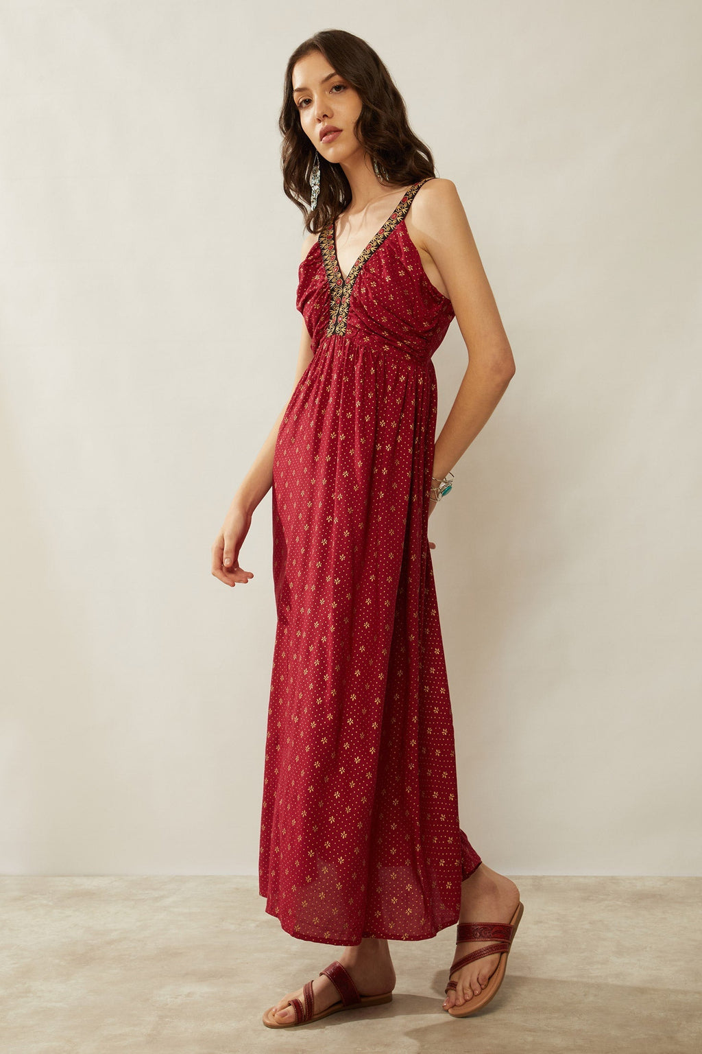 Robe à bordure accentuée Bohera Gwendolyn