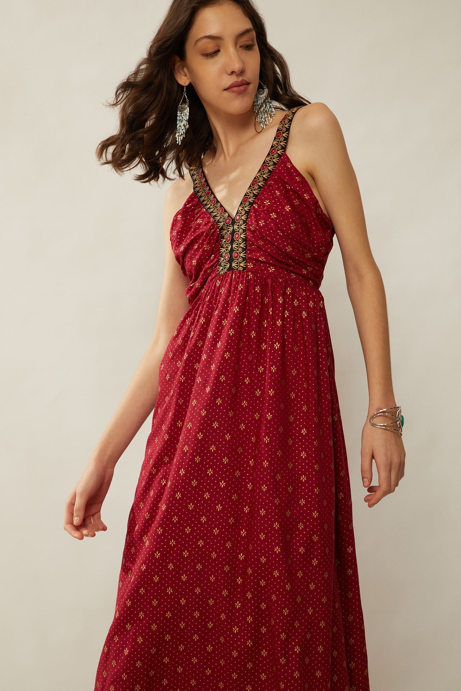 Robe à bordure accentuée Bohera Gwendolyn