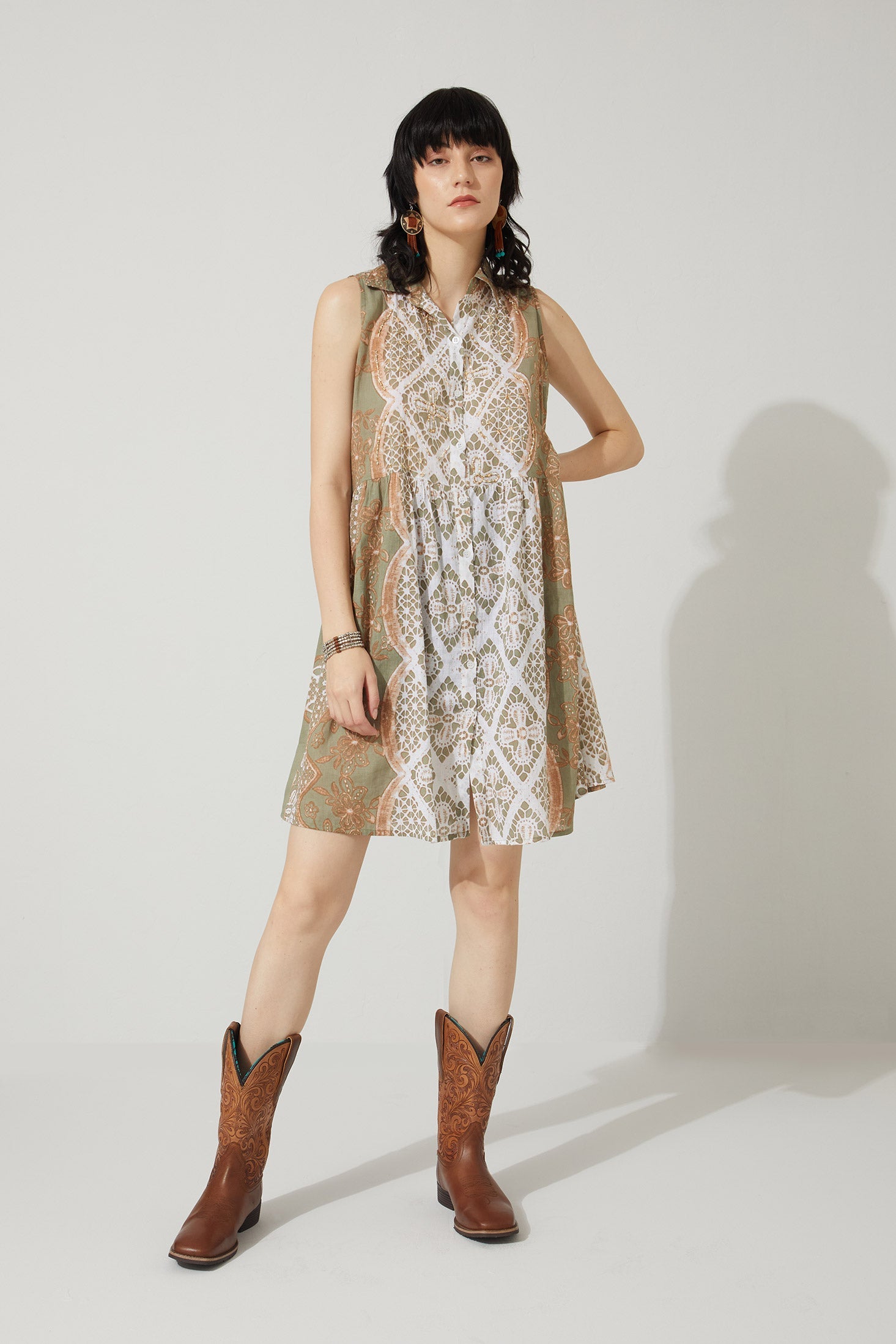 Robe Bohera Zeeva à Perles Décoratives