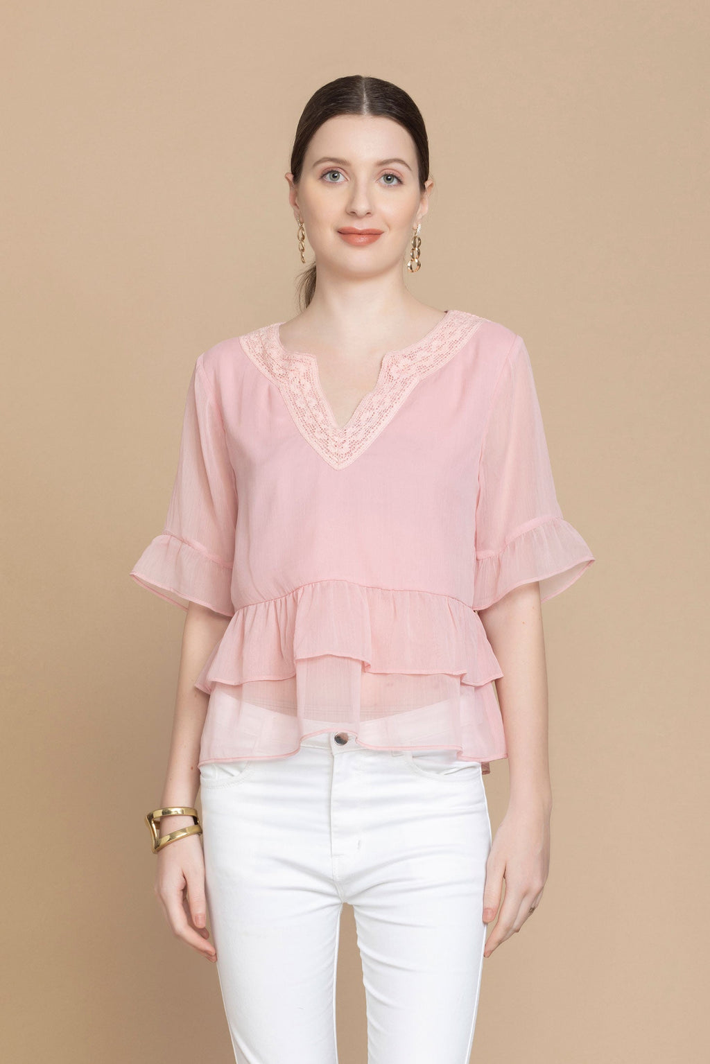 Haut Alipha en dentelle