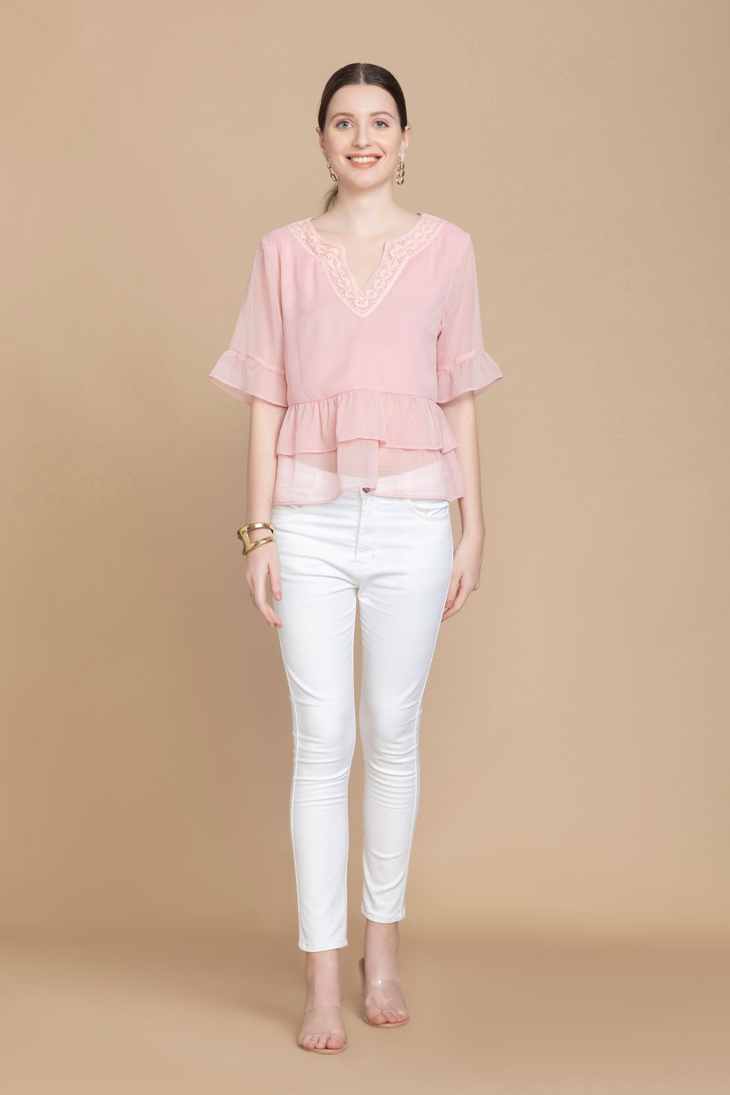 Haut Alipha en dentelle