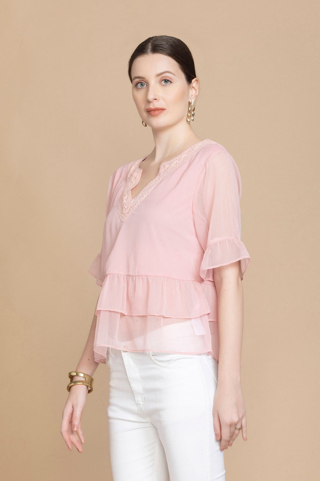 Haut Alipha en dentelle