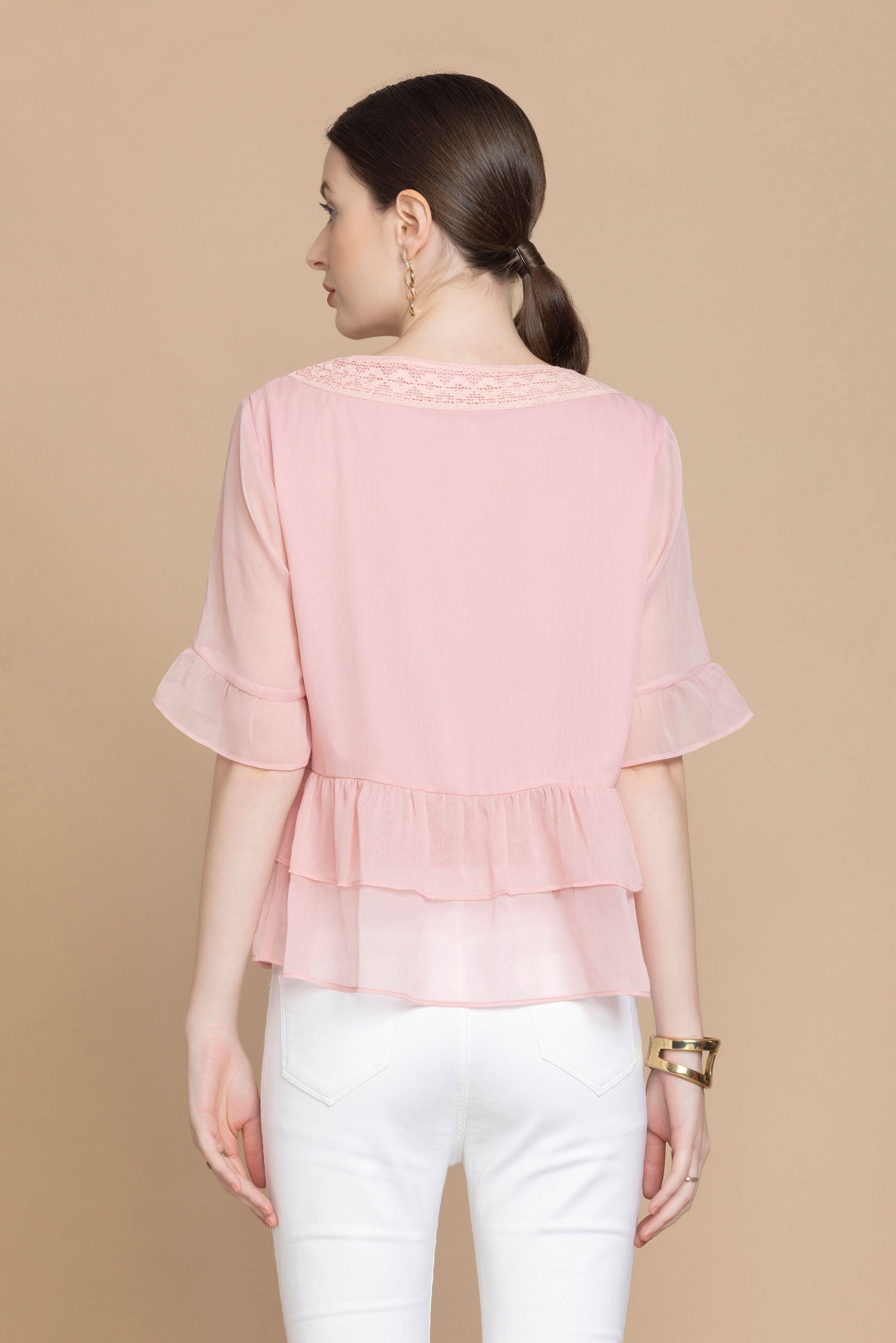 Haut Alipha en dentelle