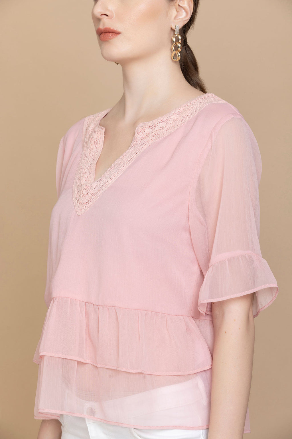 Haut Alipha en dentelle