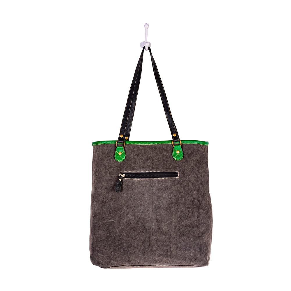 Sac en toile et cuir Marianna Floral