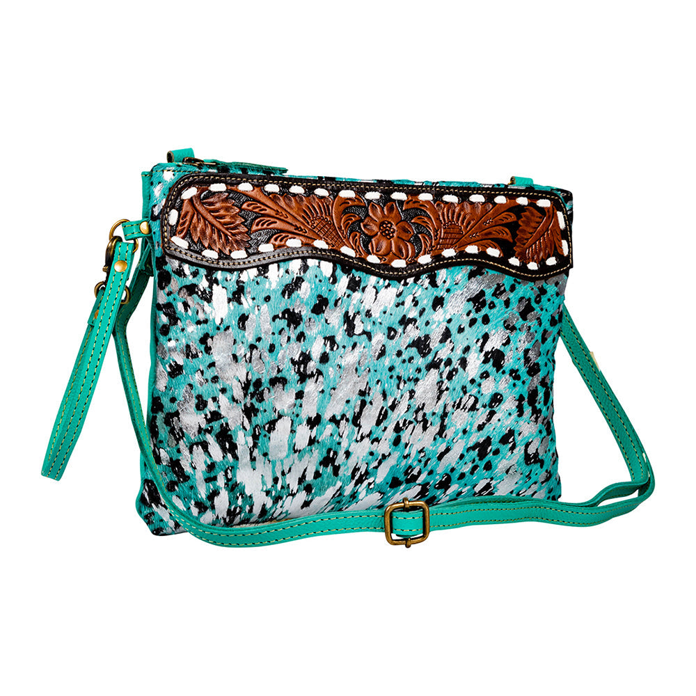 Sac Ewa en cuir repoussé main