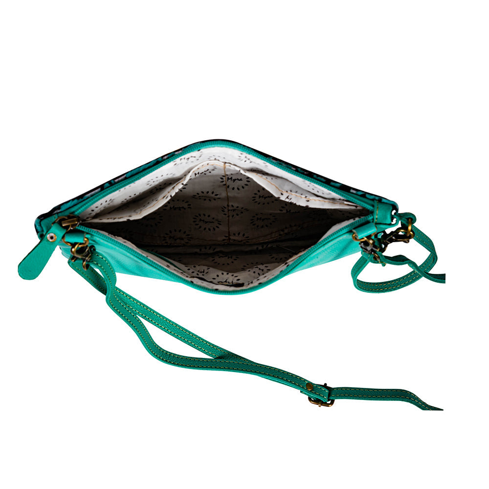 Sac Ewa en cuir repoussé main