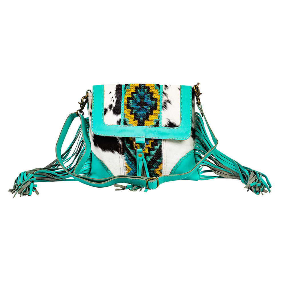 Sac en toile et hairon Tonga Ridge turquoise
