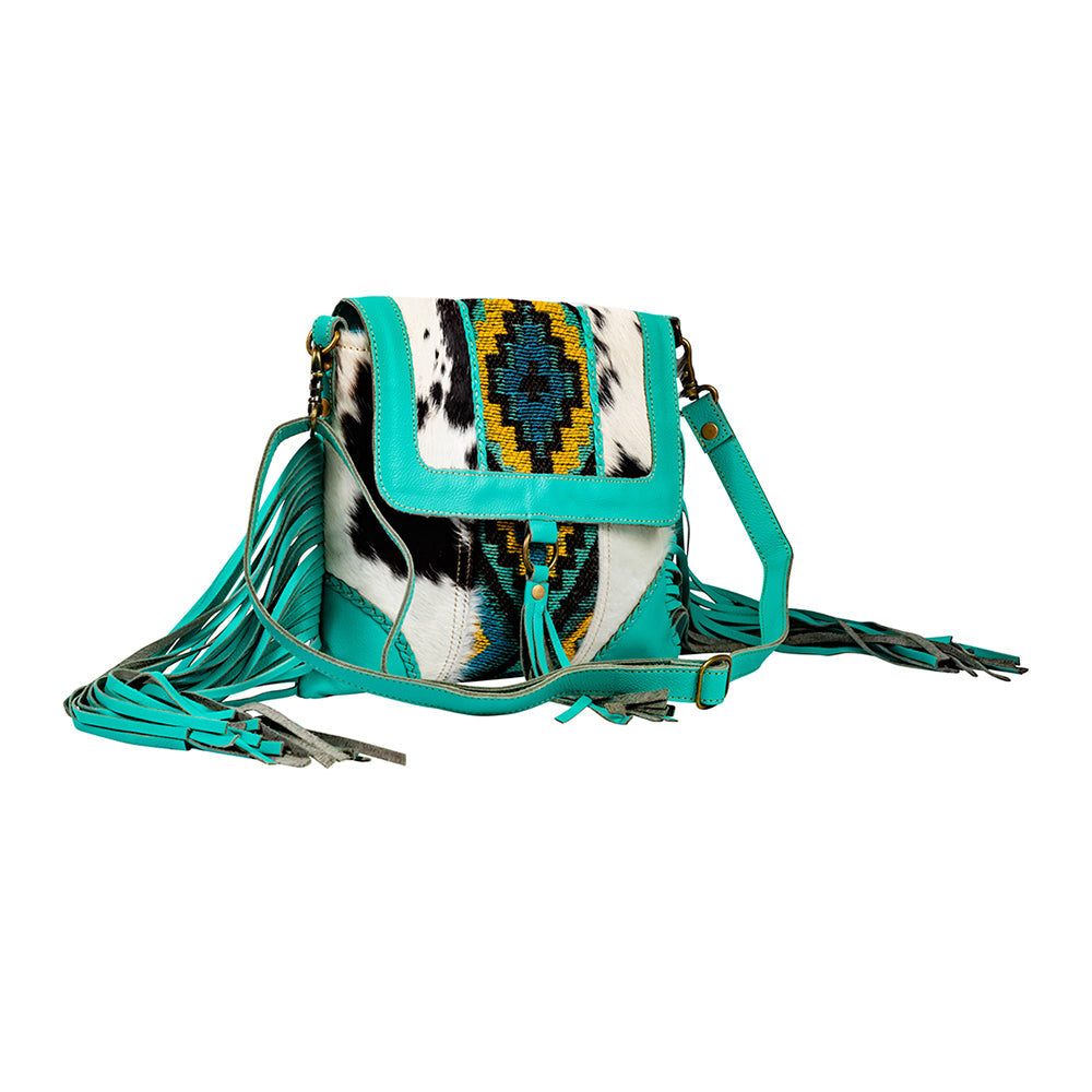 Sac en toile et hairon Tonga Ridge turquoise