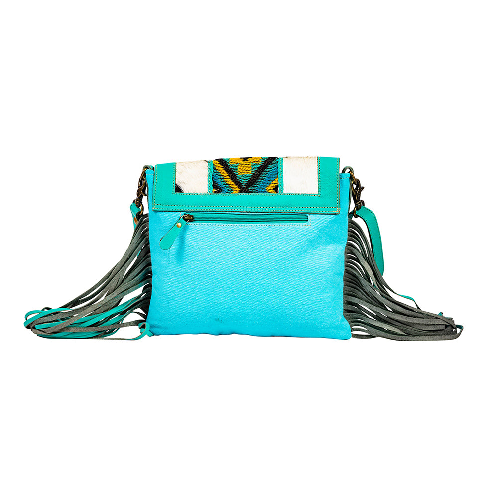 Sac en toile et hairon Tonga Ridge turquoise