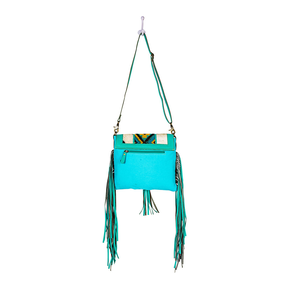 Sac en toile et hairon Tonga Ridge turquoise