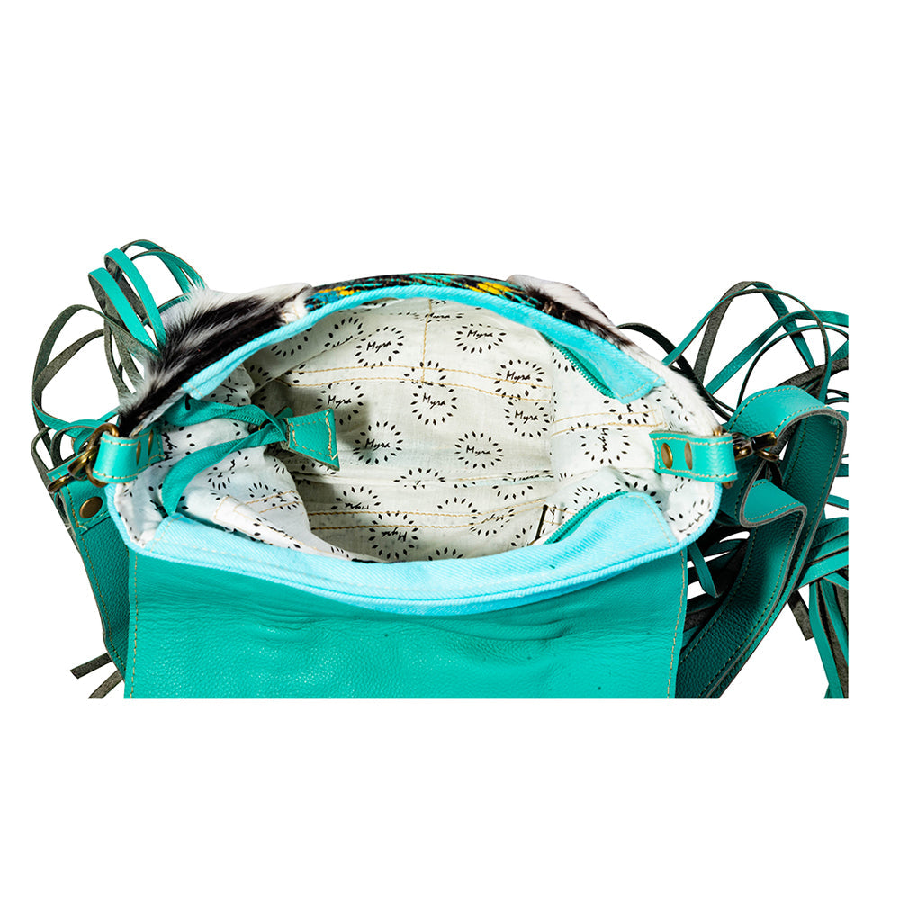 Sac en toile et hairon Tonga Ridge turquoise