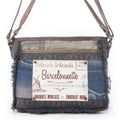 Sac à bandoulière et à main en jean Barcelonnette
