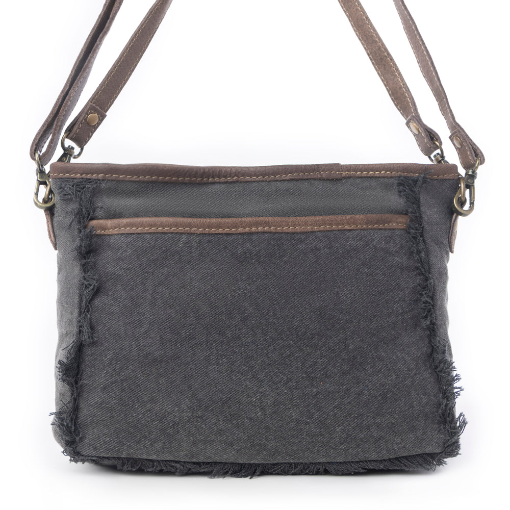 Sac à bandoulière et à main en jean Barcelonnette