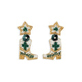 Boucles d'oreilles bottes perlées « Star du rodéo »