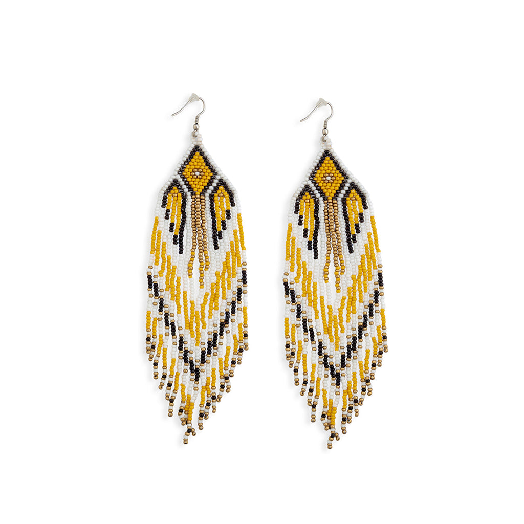 Boucles d'oreilles Tapestry Of Time jaunes