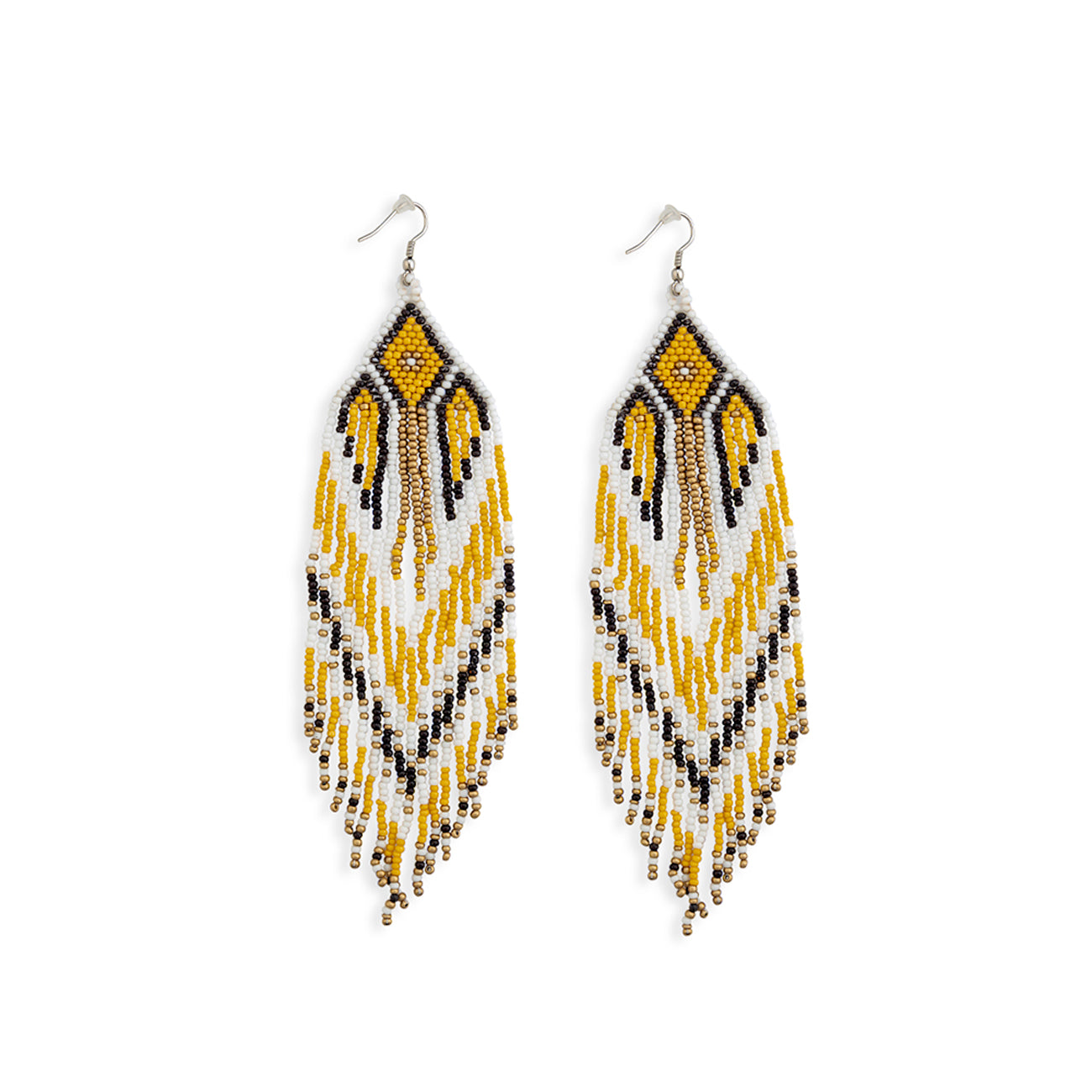Boucles d'oreilles Tapestry Of Time jaunes