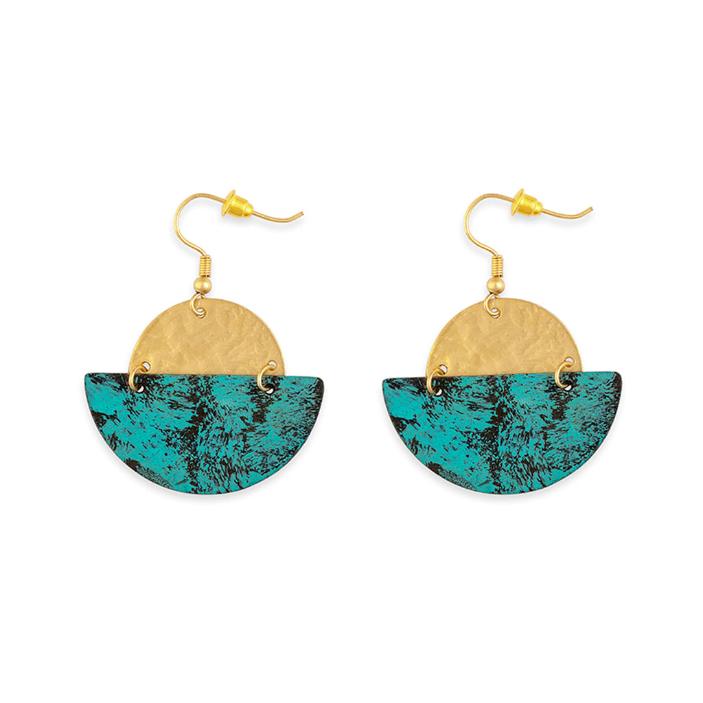 Boucles d'oreilles Lever de soleil, coucher de lune