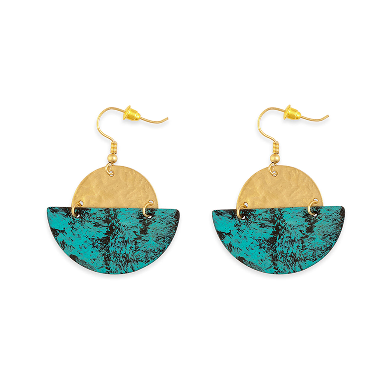 Boucles d'oreilles Lever de soleil, coucher de lune