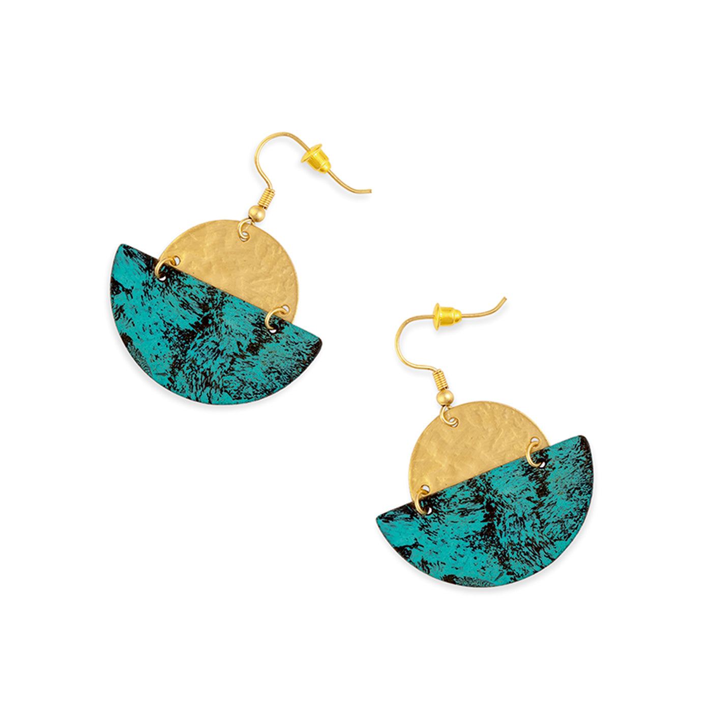 Boucles d'oreilles Lever de soleil, coucher de lune