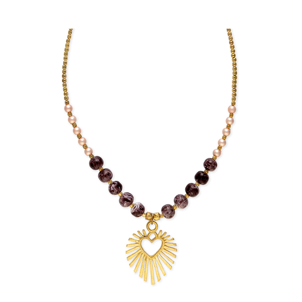 Collier Agate "Mon Chéri"