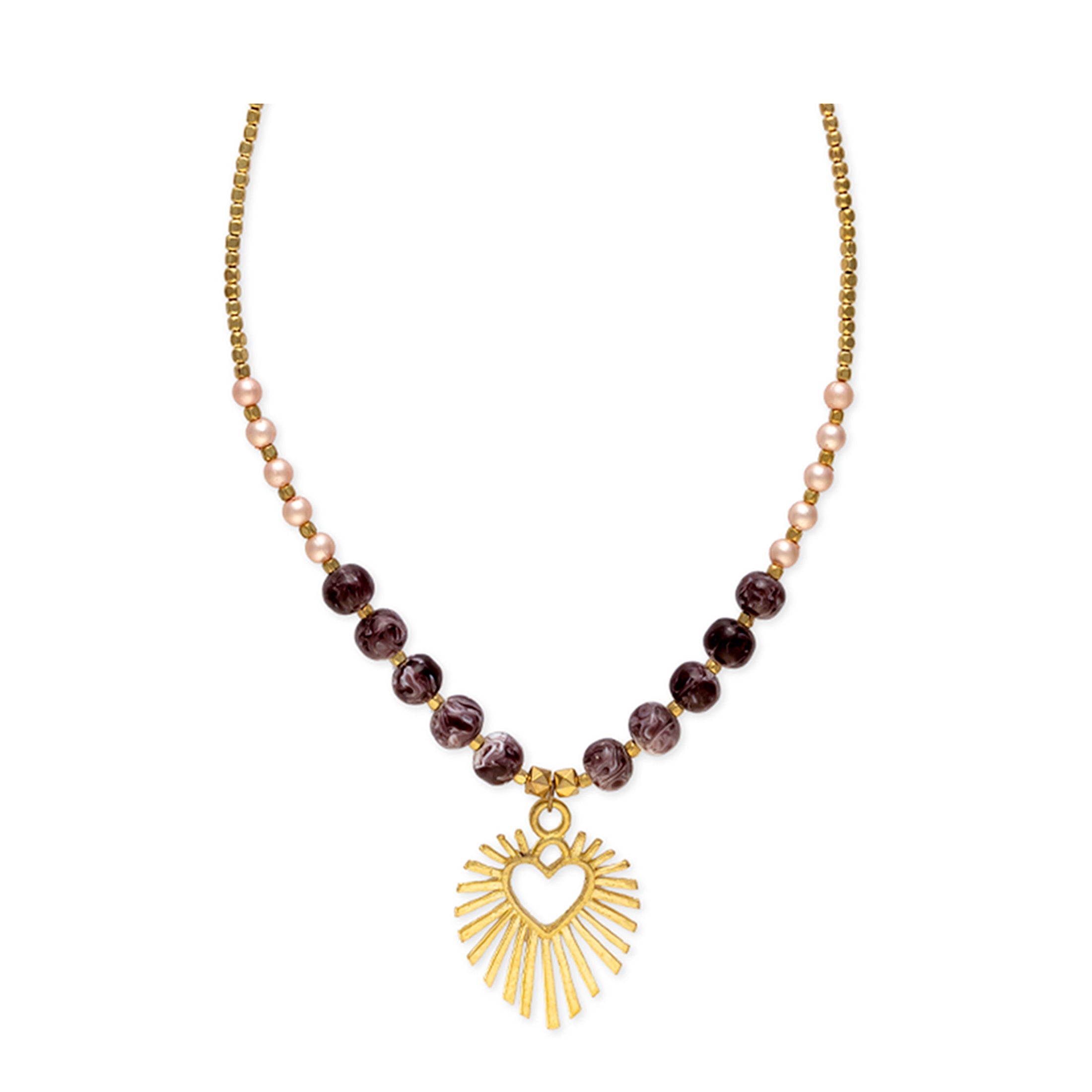 Collier Agate "Mon Chéri"