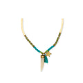 Collier Star Tusk en bleu turquoise