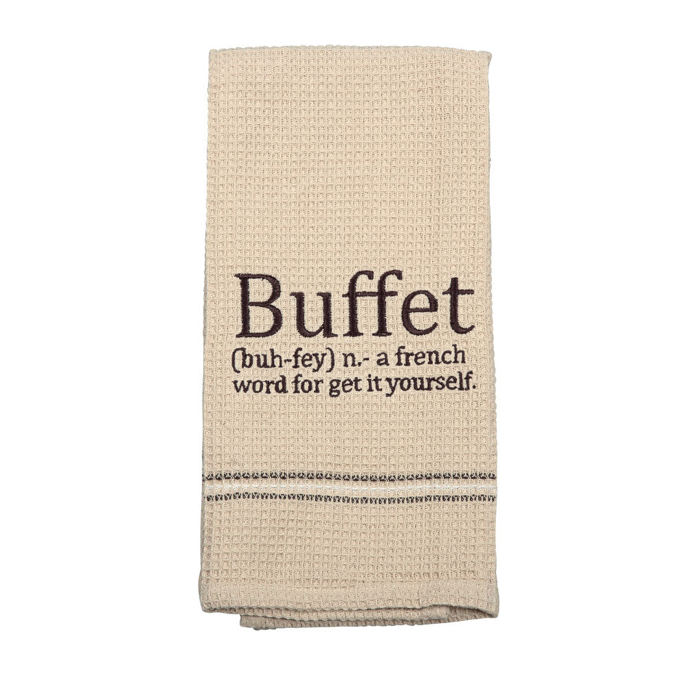TORCHONS DE BUFFET LOT DE 2