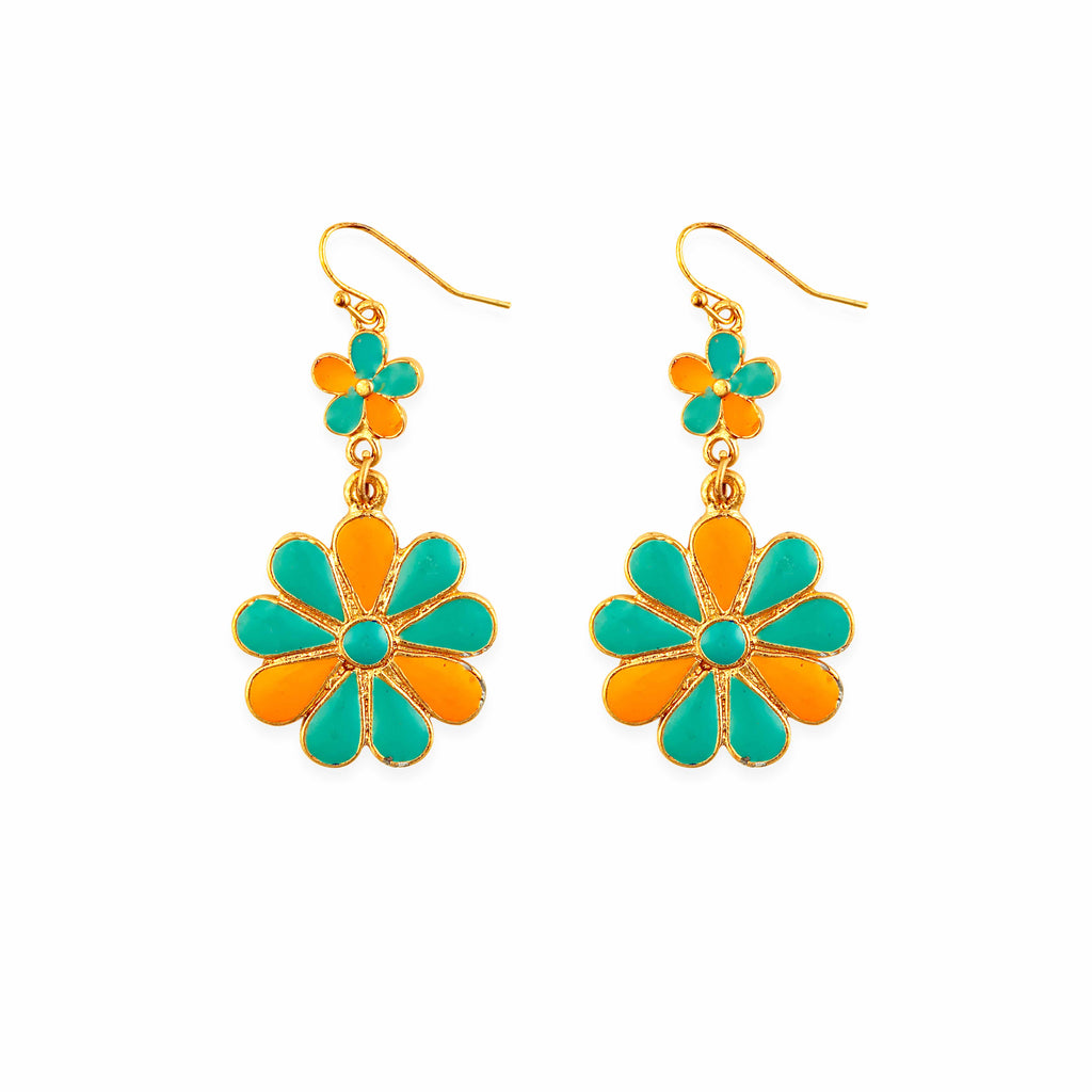 Boucles d'oreilles fleur Sun Mesa