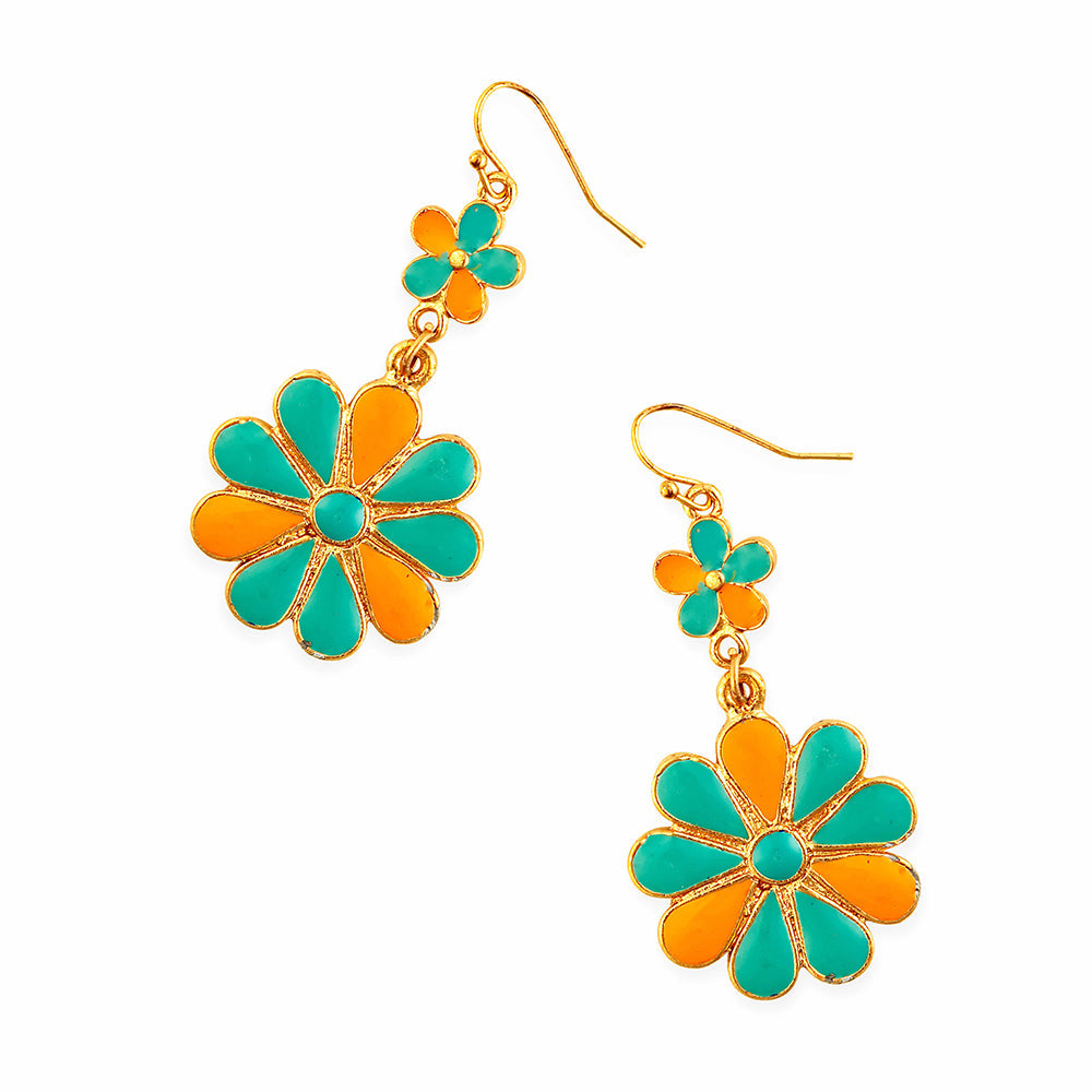 Boucles d'oreilles fleur Sun Mesa