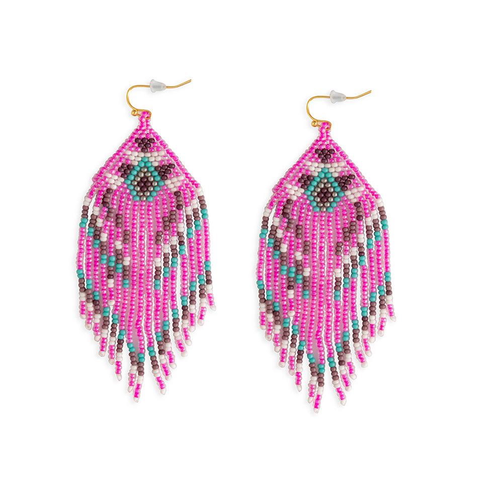 Boucles d'oreilles Ma-Apoli perlées