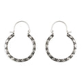 Boucles d'oreilles martelées Colette