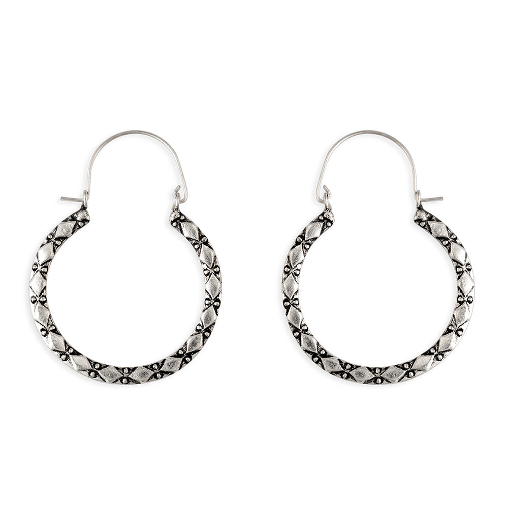 Boucles d'oreilles martelées Colette