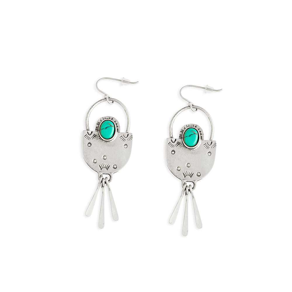 Boucles d'oreilles Olla couleur argent