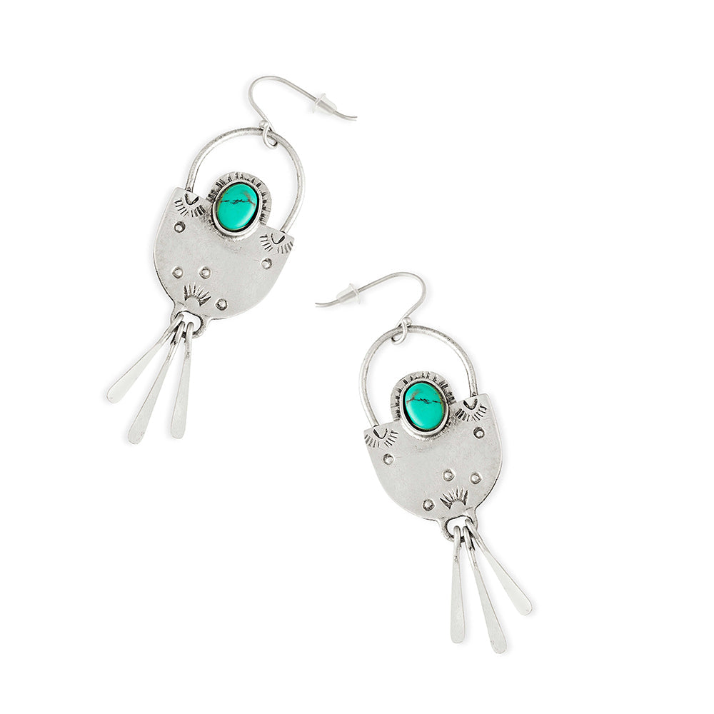 Boucles d'oreilles Olla couleur argent