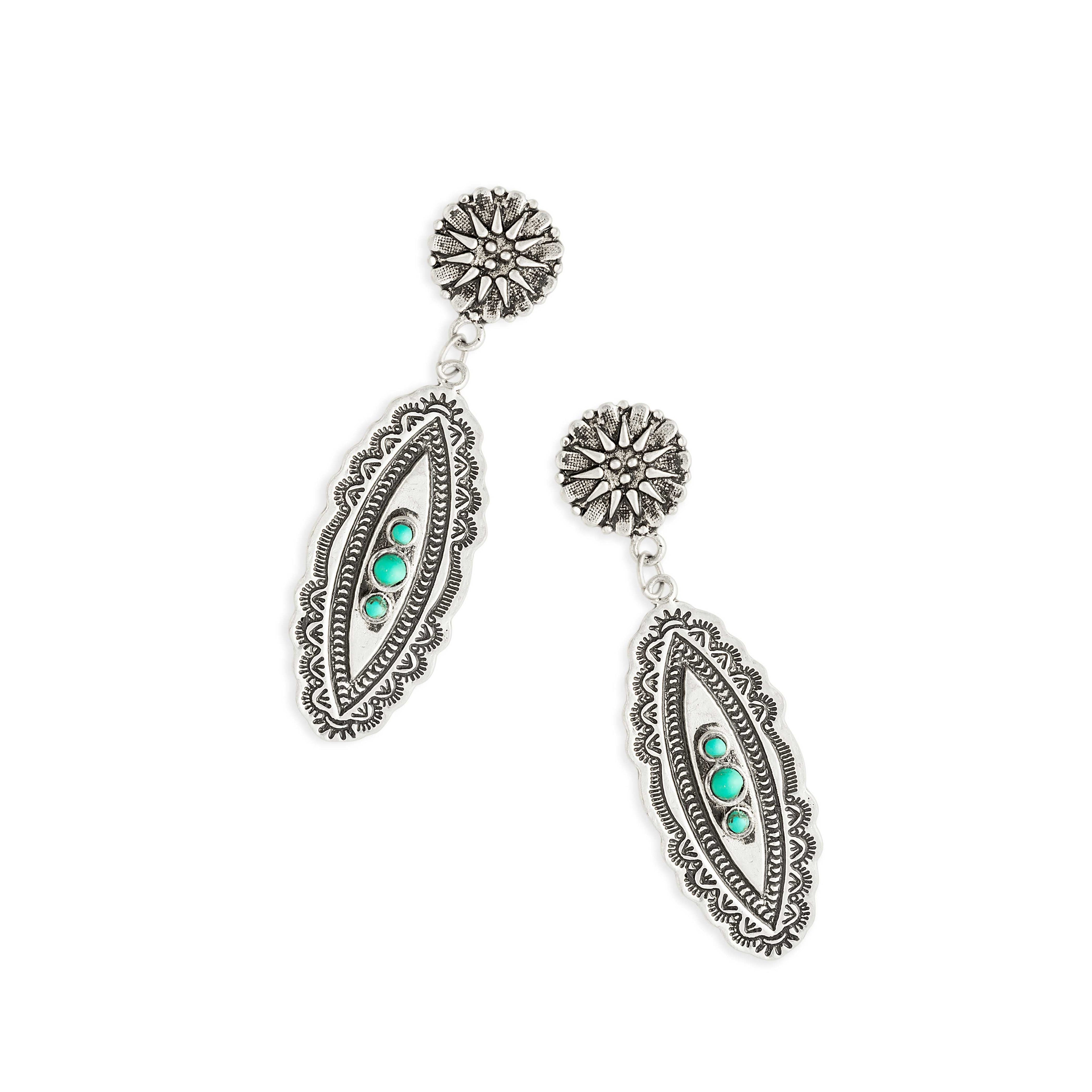 Boucles d'oreilles Sunny Trail argentées