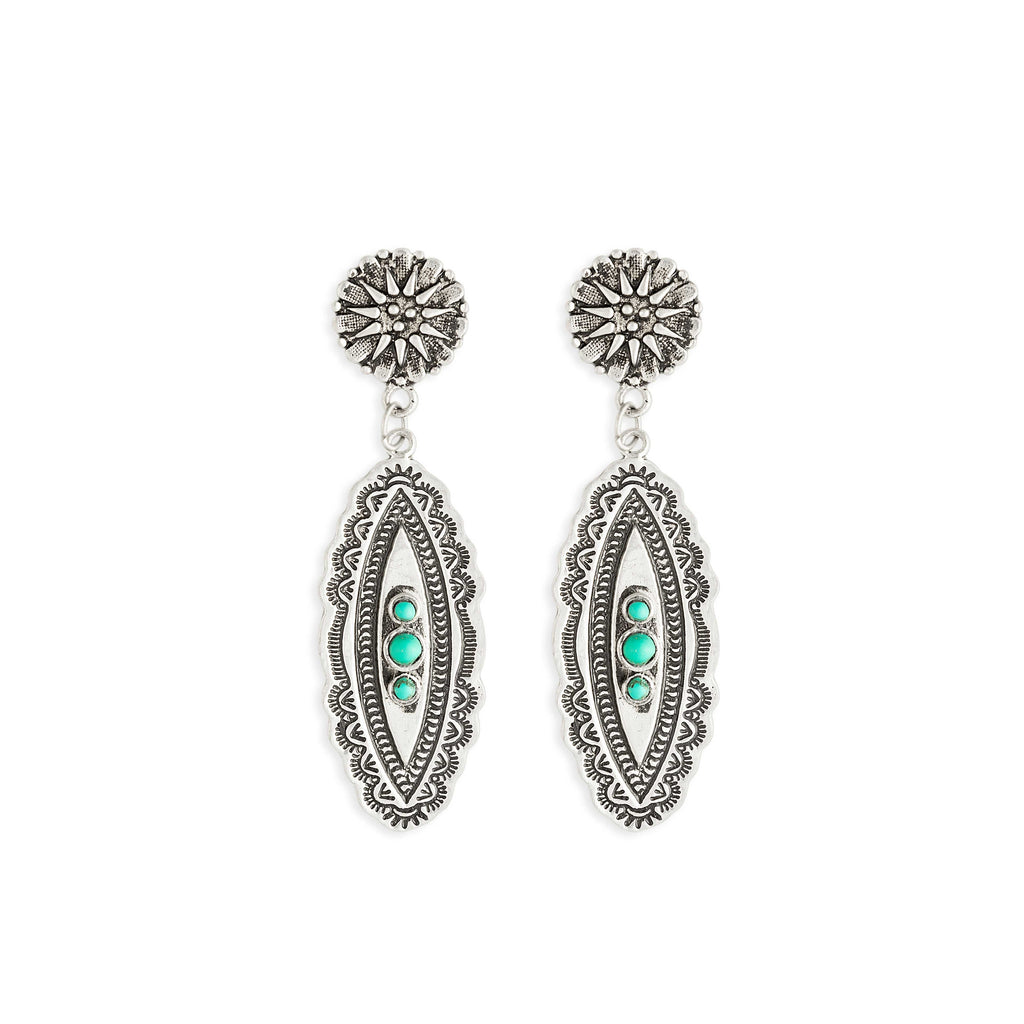 Boucles d'oreilles Sunny Trail argentées