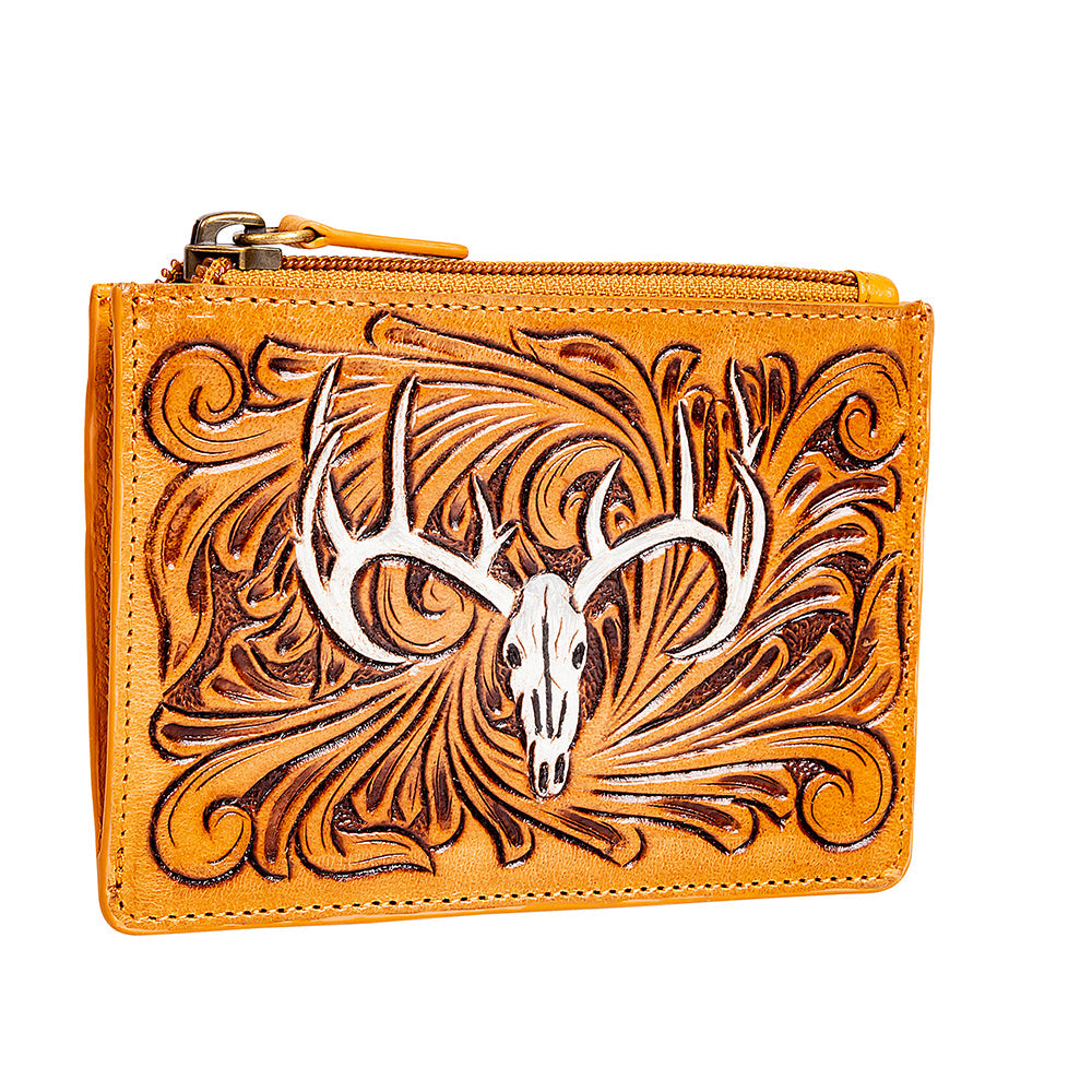 Porte-cartes Wylie Corral gaufré à la main