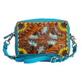 Sac en cuir ciselé Blooms on the Trail