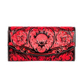Portefeuille Tambrina en cuir repoussé, rouge