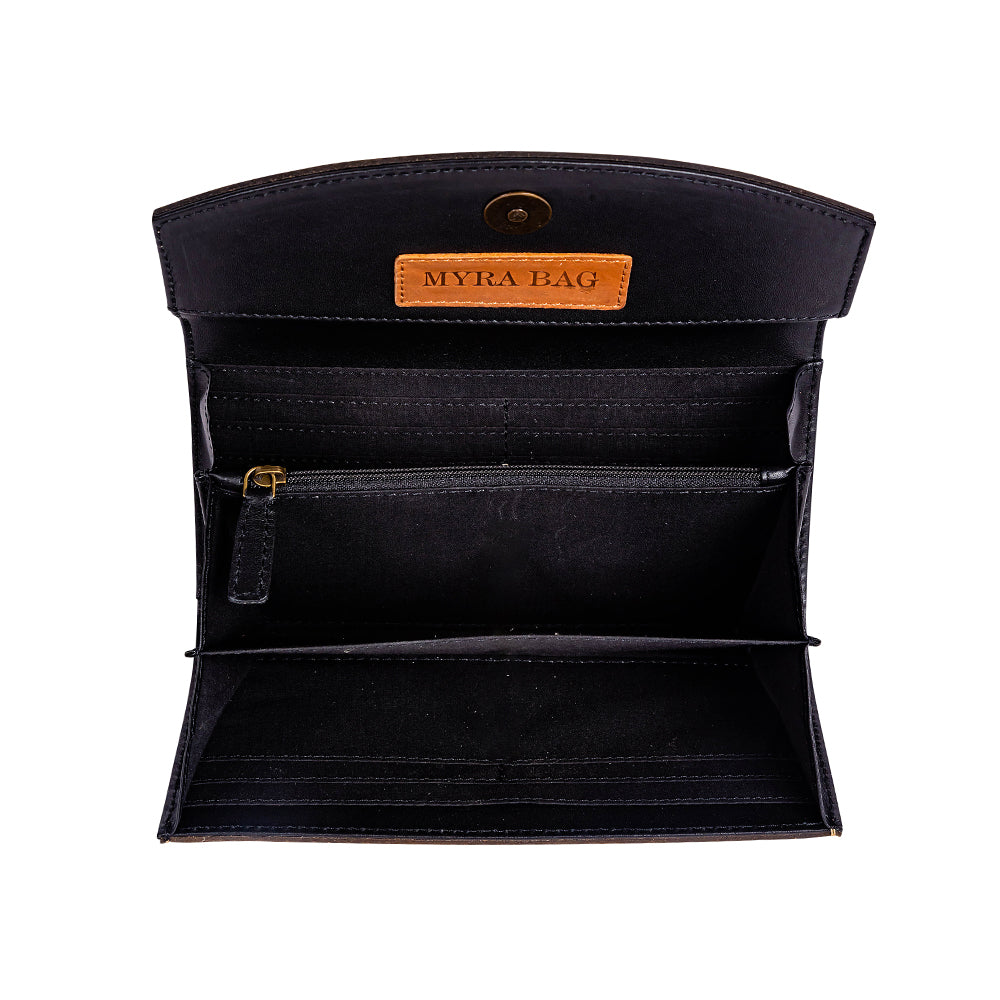 Portefeuille Tambrina en cuir repoussé, rouge
