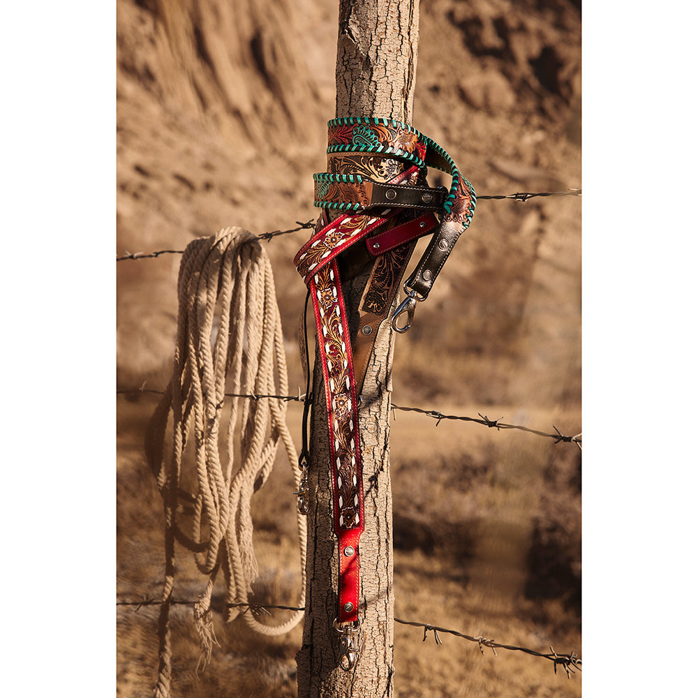 Bracelet en cuir repoussé Timmson Trail