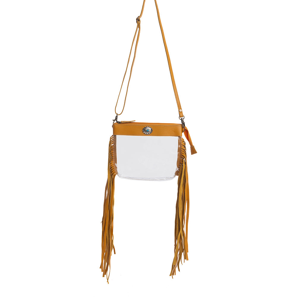 Sac transparent Azura jaune soleil