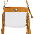 Sac transparent Azura jaune soleil