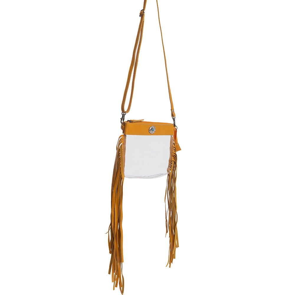 Sac transparent Azura jaune soleil