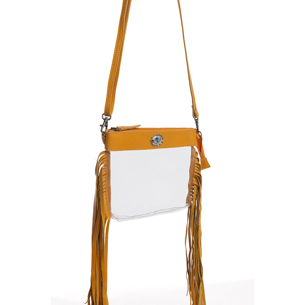 Sac transparent Azura jaune soleil