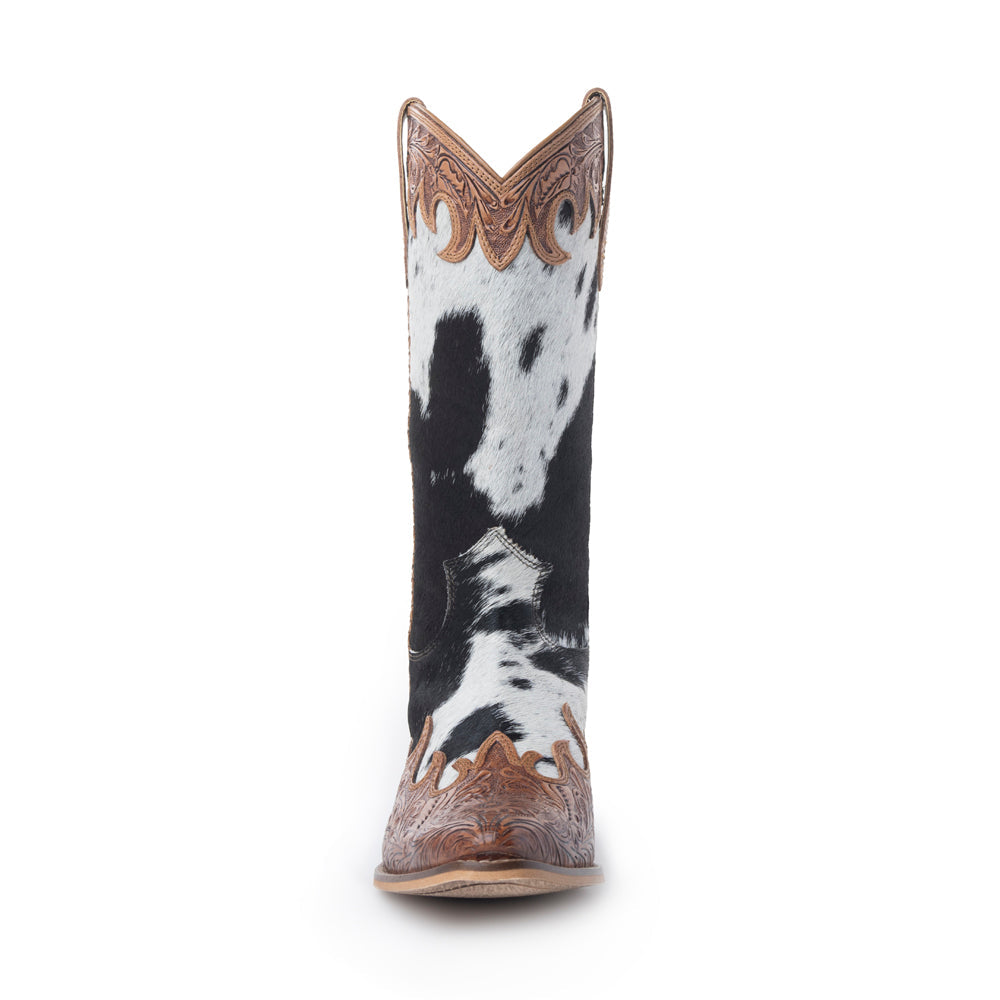 Bottes montantes en cuir pleine fleur Adelaide