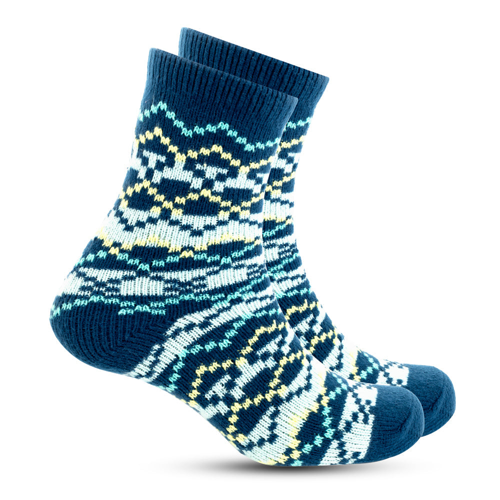 Chaussettes à motifs bleus Sokker