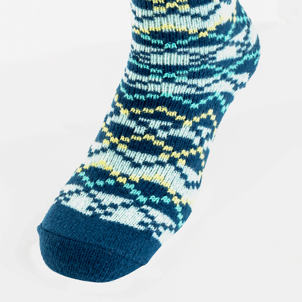 Chaussettes à motifs bleus Sokker